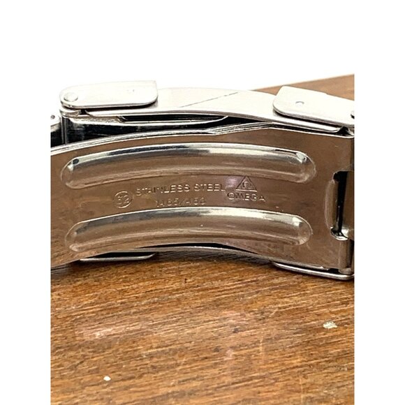 Omega Seamaster Men's Watch Replacement Bracelet Silver Steel Band 8mm/19mm Lug - Picture 6 of 12